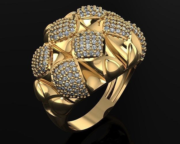 Woman Rings 3D 3D print model