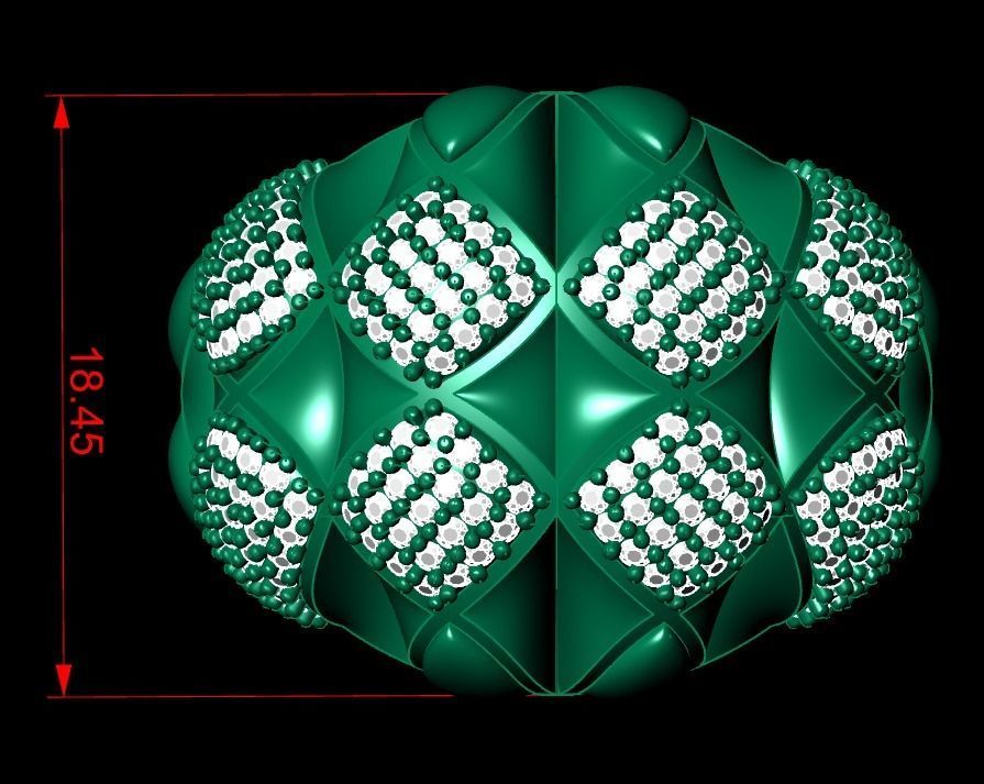 Woman Rings 3D 3D print model_4