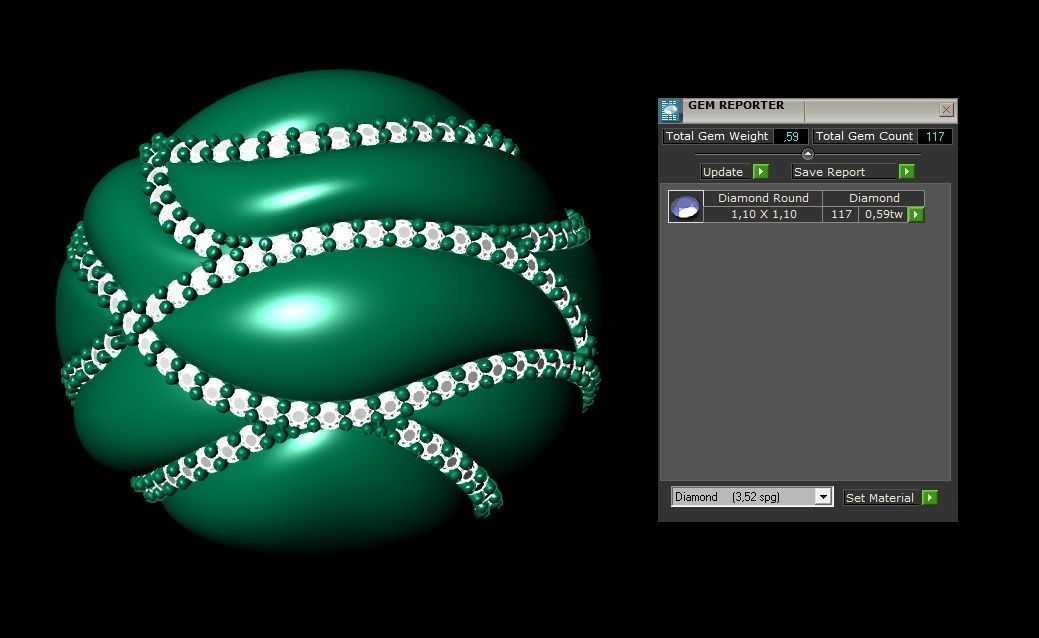 Woman Rings 3D 3D print model_3