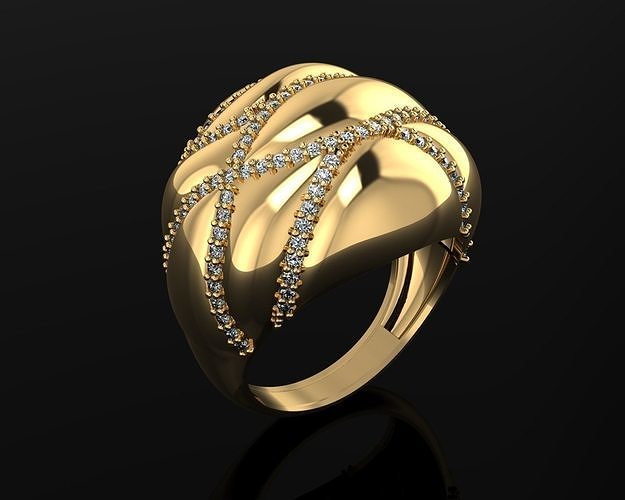 Woman Rings 3D 3D print model