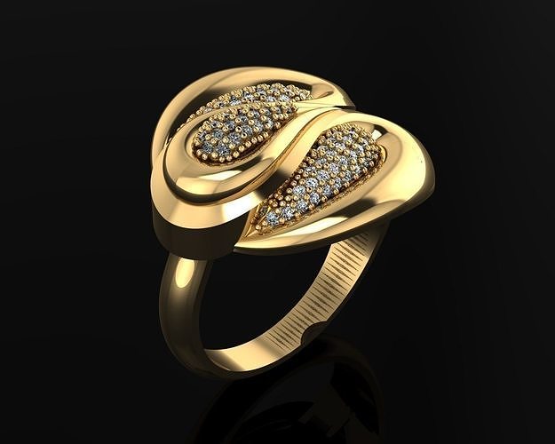 Woman Rings 3D 3D print model