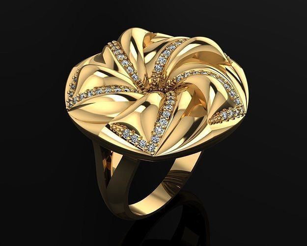 Woman Rings 3D 3D print model