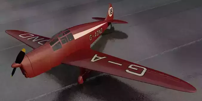 DeHavilland TK2 3D model