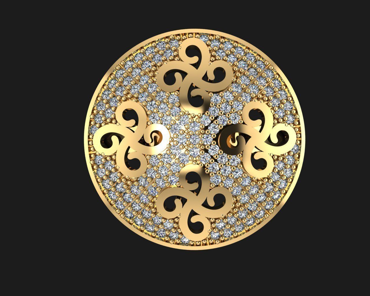 Woman Rings 3D 3D print model_2