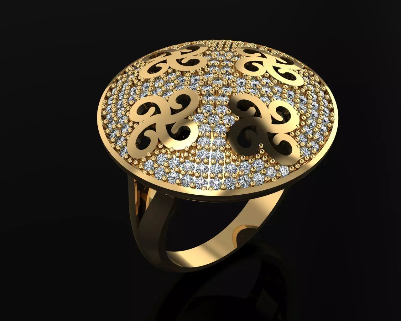 Woman Rings 3D 3D print model_0