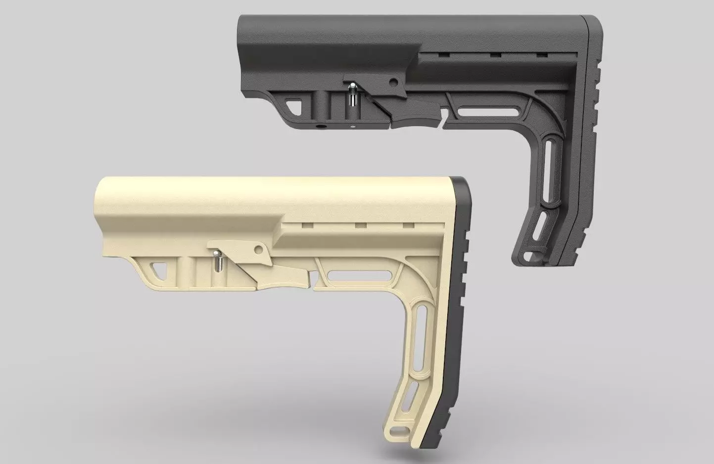 Mission first minimalist stock  Low-poly 3D model_0