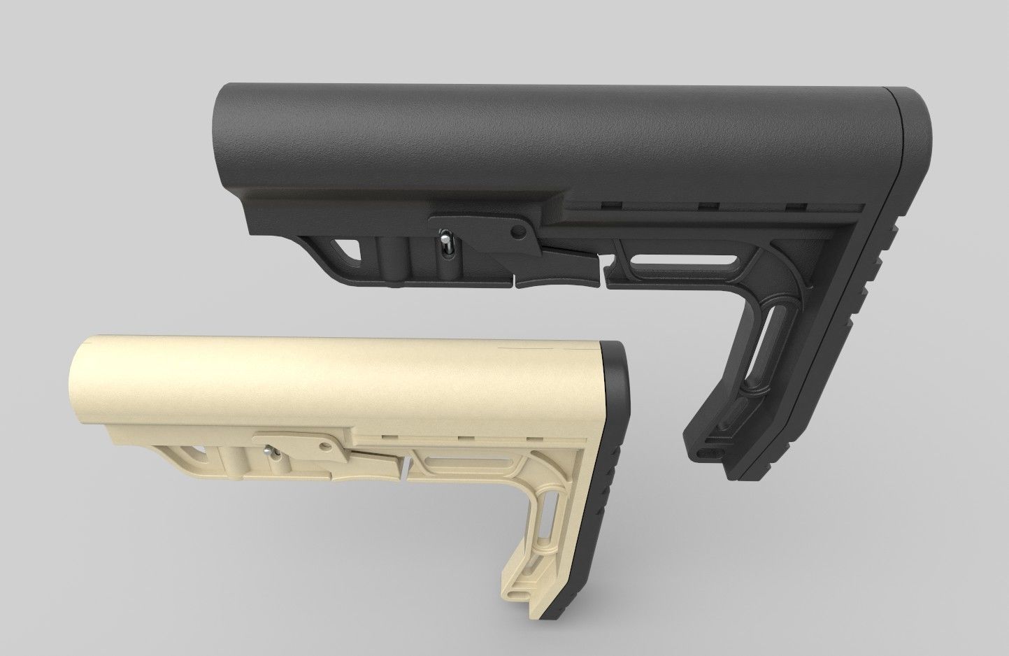 Mission first minimalist stock  Low-poly 3D model_4