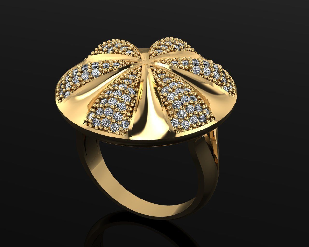 Woman Rings 3D 3D print model_1