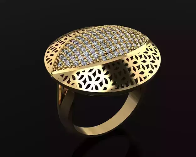 Woman Rings 3D 3D print model