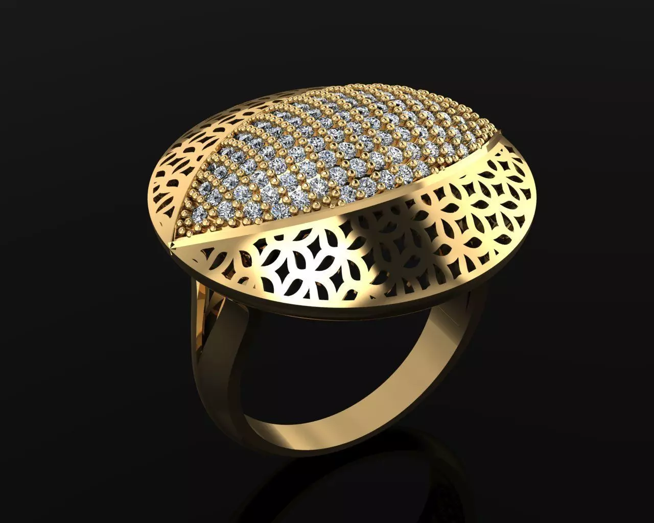 Woman Rings 3D 3D print model_0