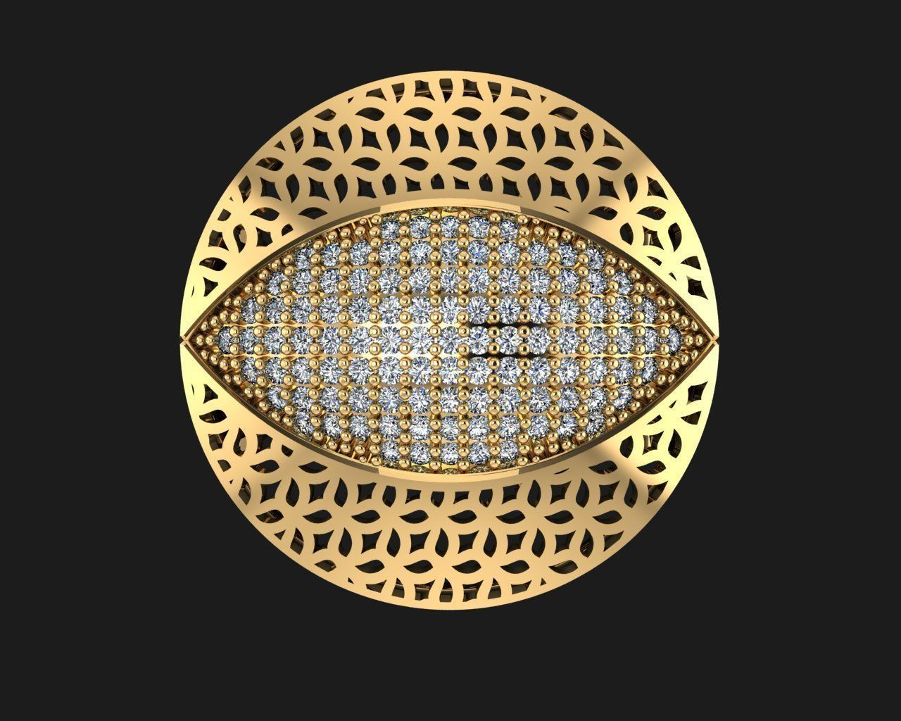 Woman Rings 3D 3D print model_2