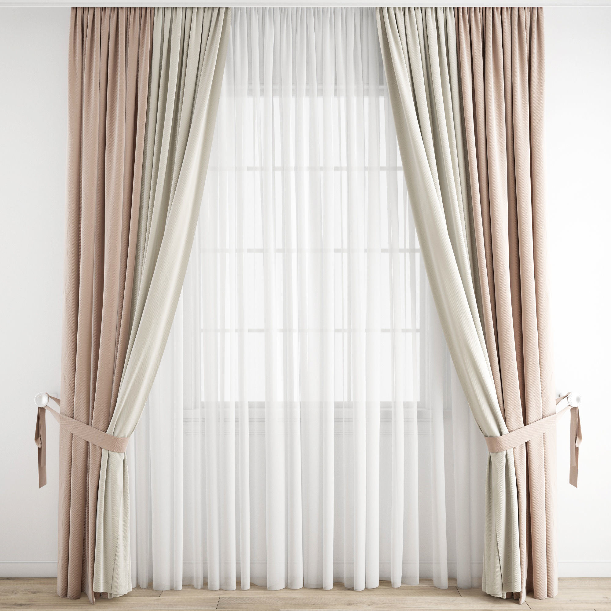 Curtain 227 3D model_7