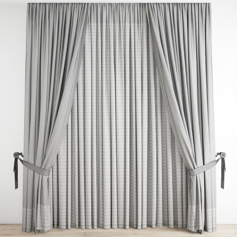 Curtain 227 3D model_4