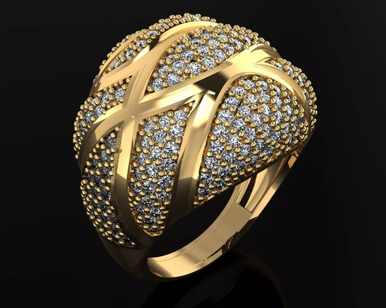Woman Rings 3D 3D print model_0