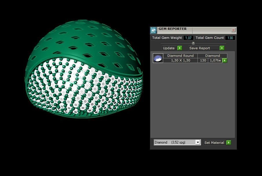Woman Rings 3D 3D print model_3