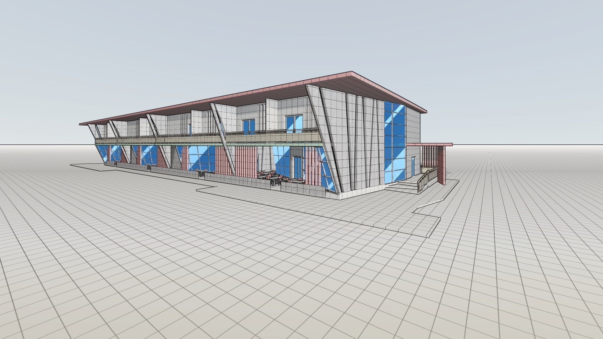 Restaurant for you 3D model_2