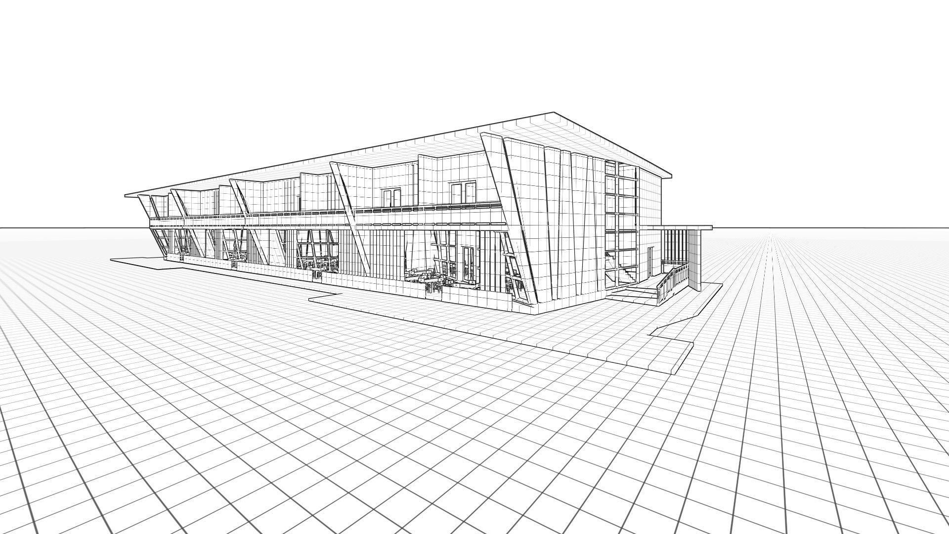 Restaurant for you 3D model_1