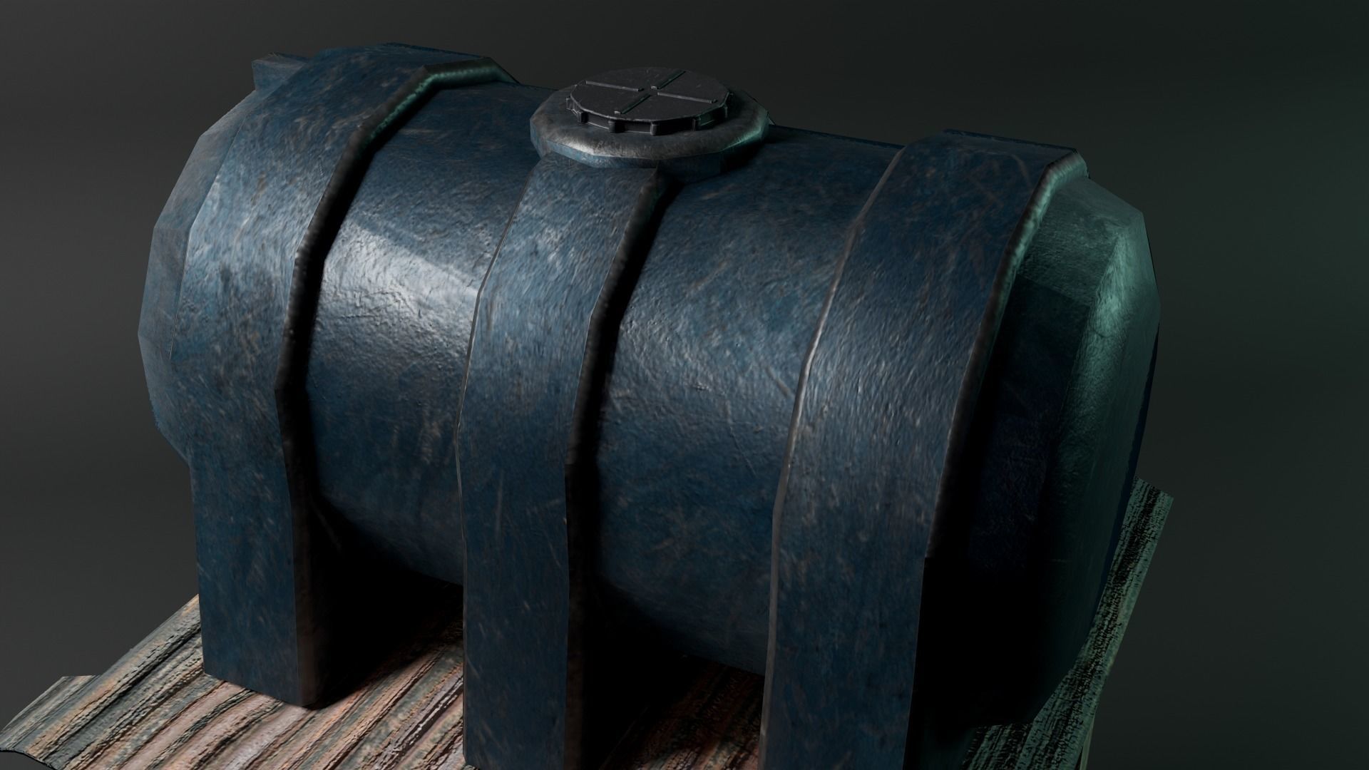 Apocalyptic Shower 3D Low-Poly 3D model_6