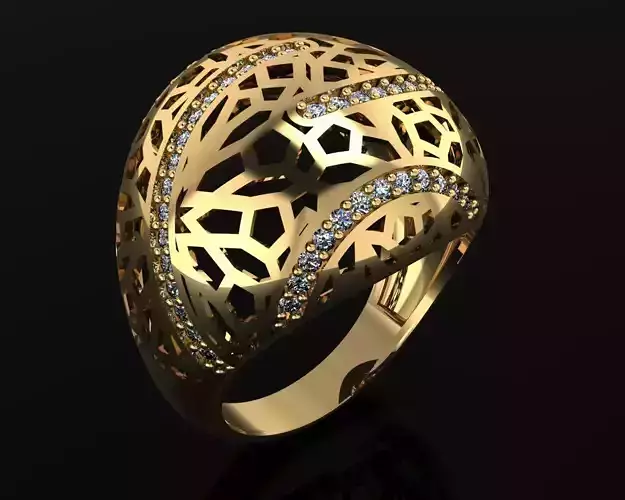 Woman Rings 3D 3D print model