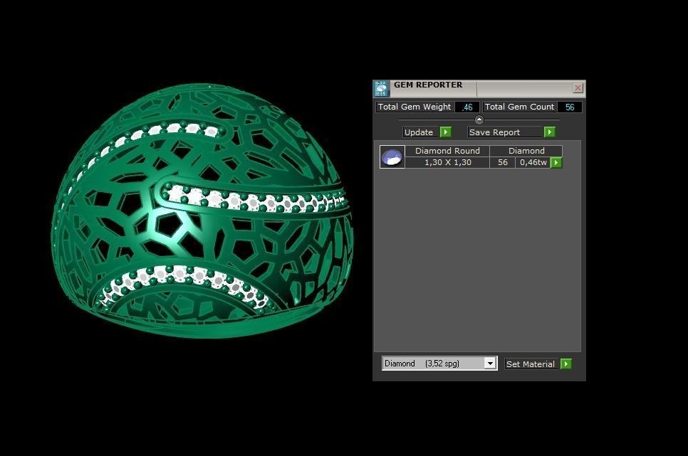Woman Rings 3D 3D print model_3