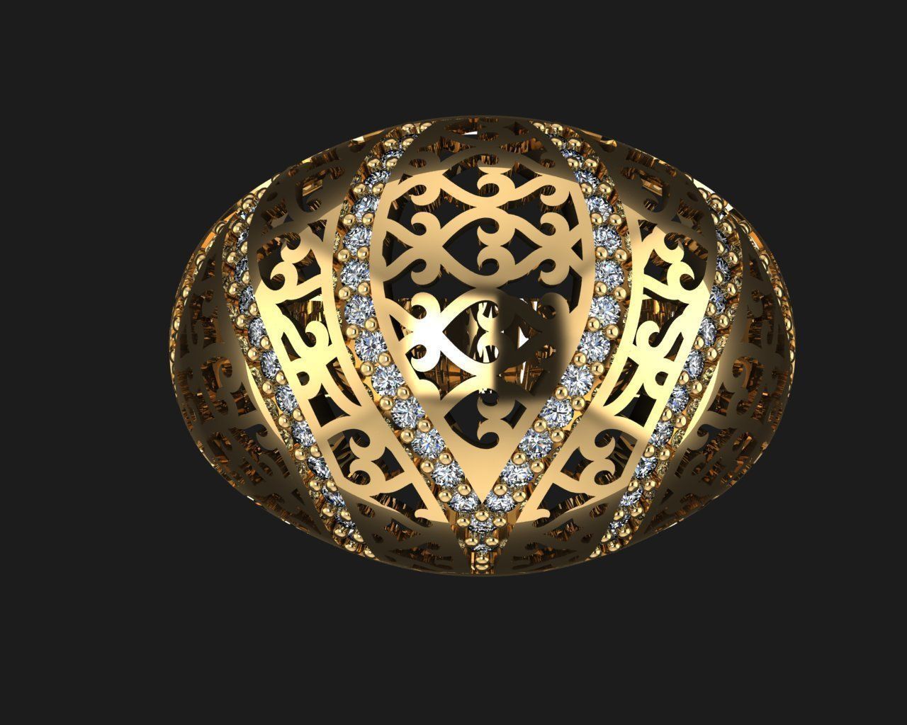  Woman Rings 3D 3D print model_2