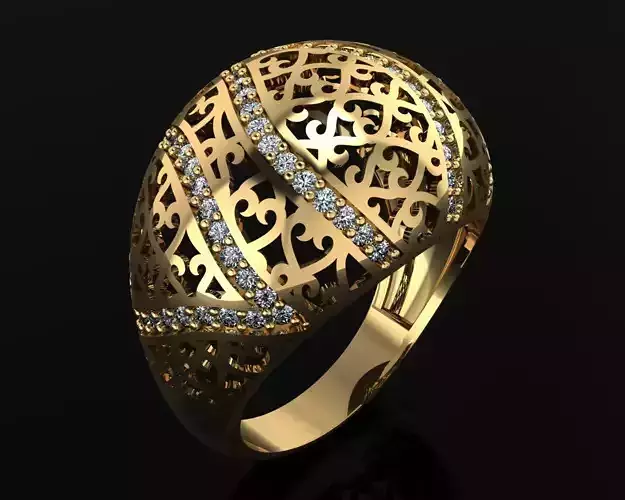  Woman Rings 3D 3D print model