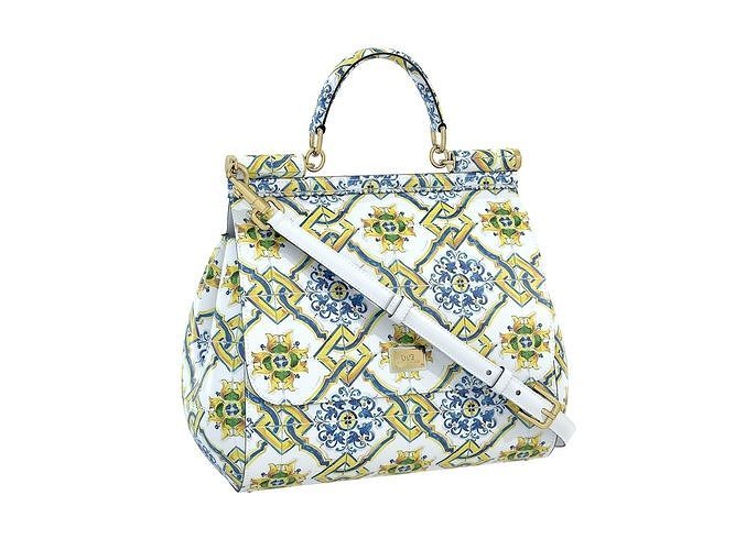 Dolce Gabbana Sicily Bag White Print Low-poly 3D model