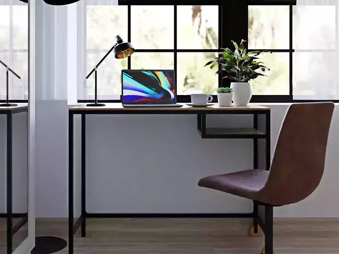 Fjollba Table with Castor Wheels by IKEA