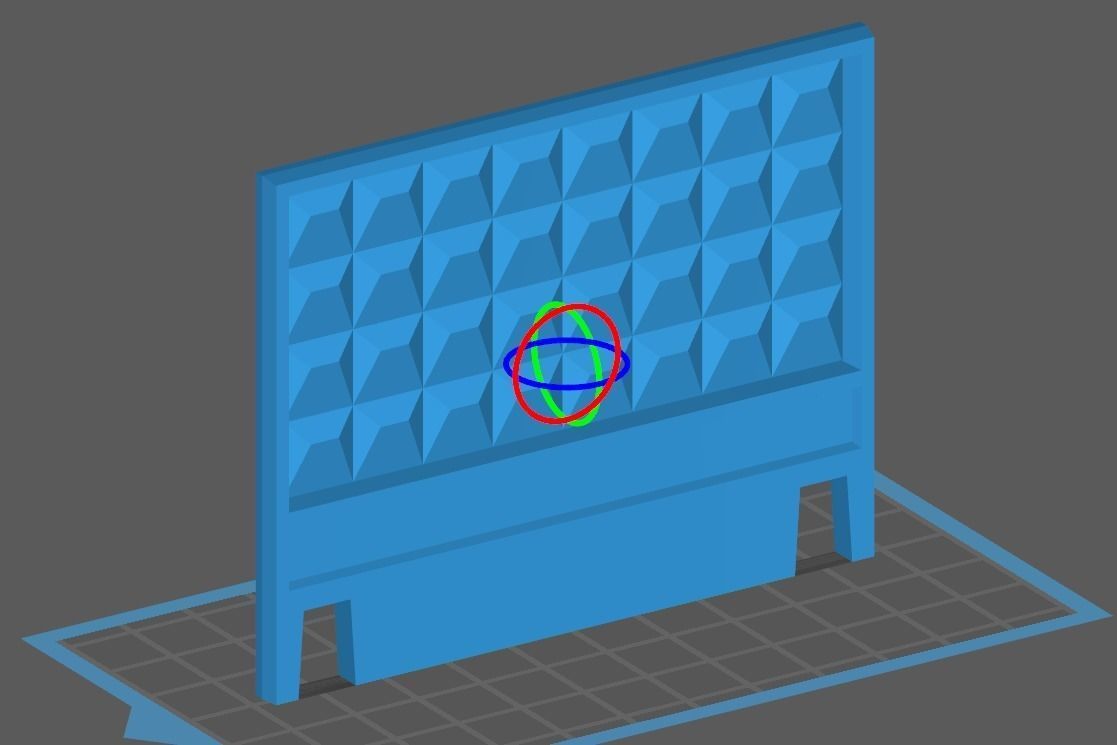 Concrete fence sectional Scale model 1 43 3D print model_4