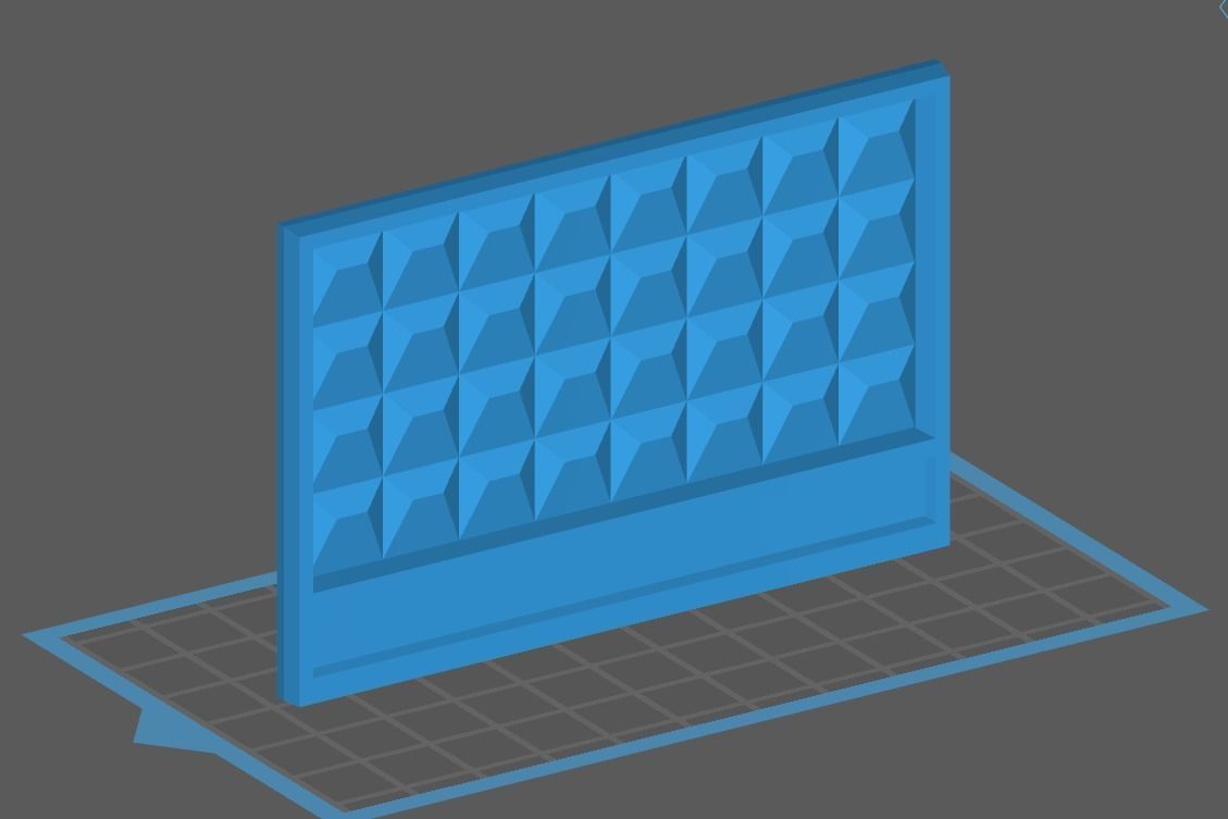 Concrete fence sectional Scale model 1 43 3D print model_6