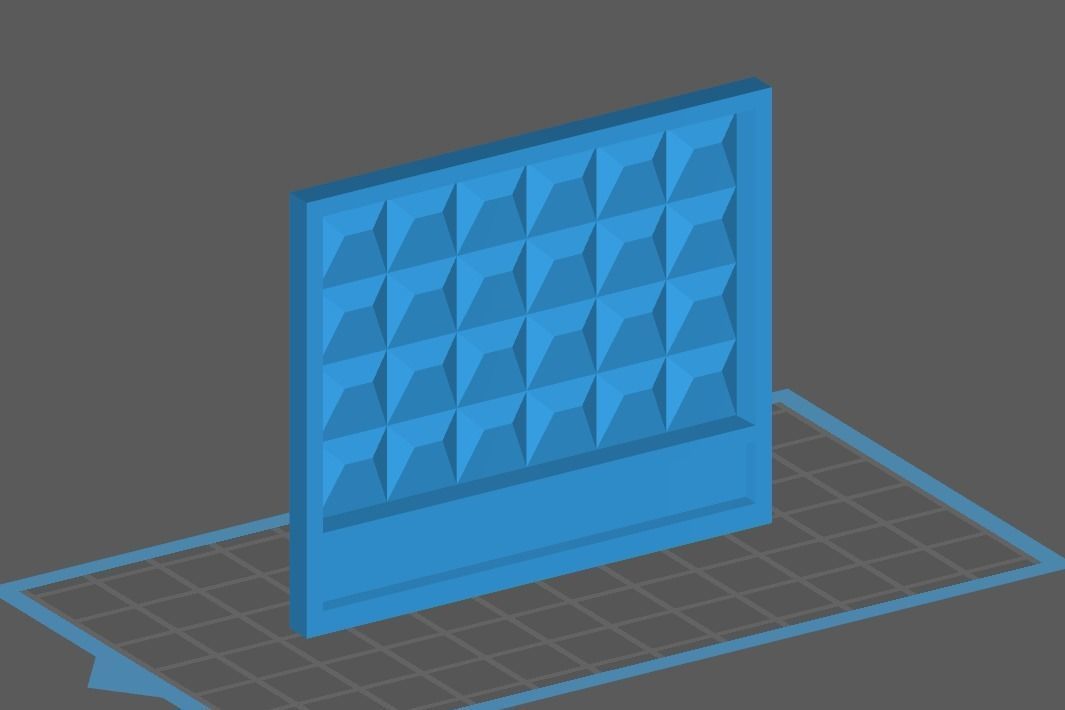 Concrete fence sectional Scale model 1 43 3D print model_1