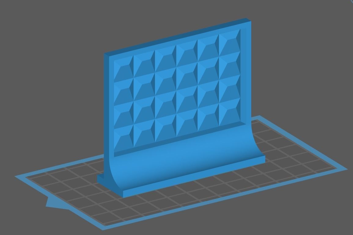 Concrete fence sectional Scale model 1 43 3D print model_2