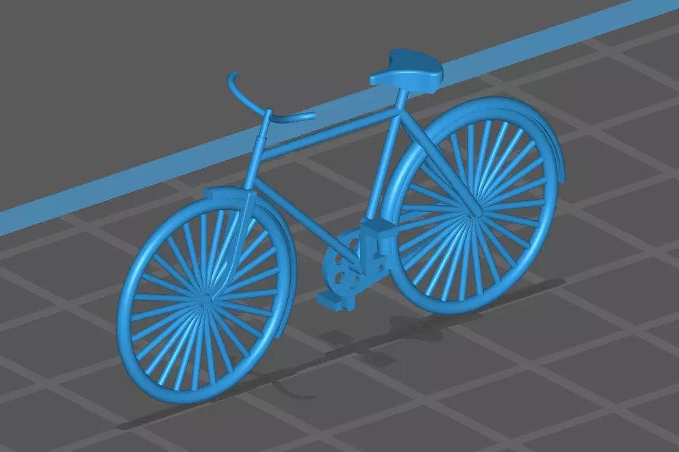 Bicycle Scale Model 1 43 3D print model_0