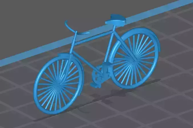 Bicycle Scale Model 1 43 3D print model