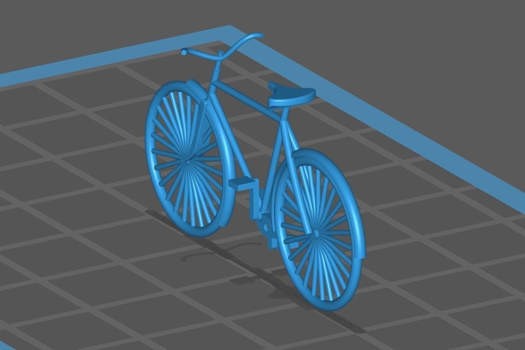 Bicycle Scale Model 1 43 3D print model_1