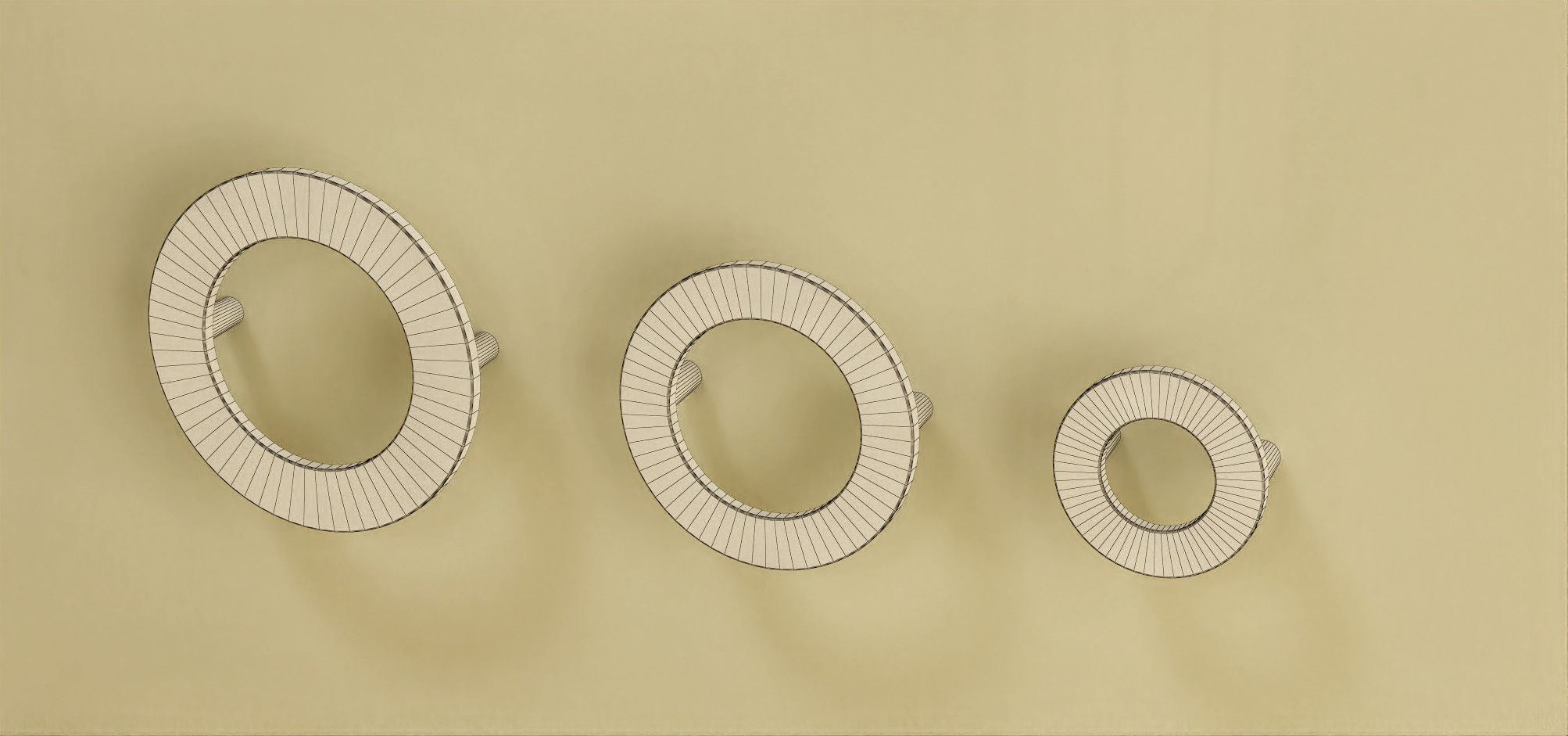 Giusti furniture handle set 01 Free 3D model_13