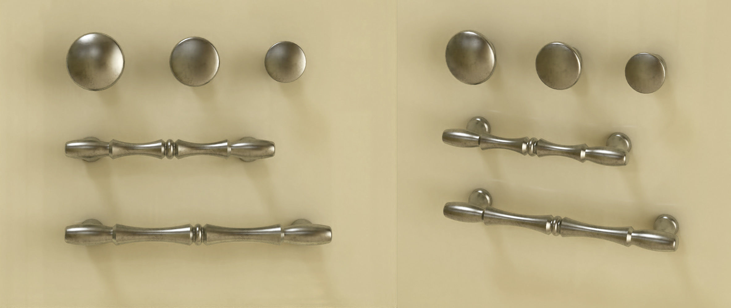 Giusti furniture handle set 01 Free 3D model_12