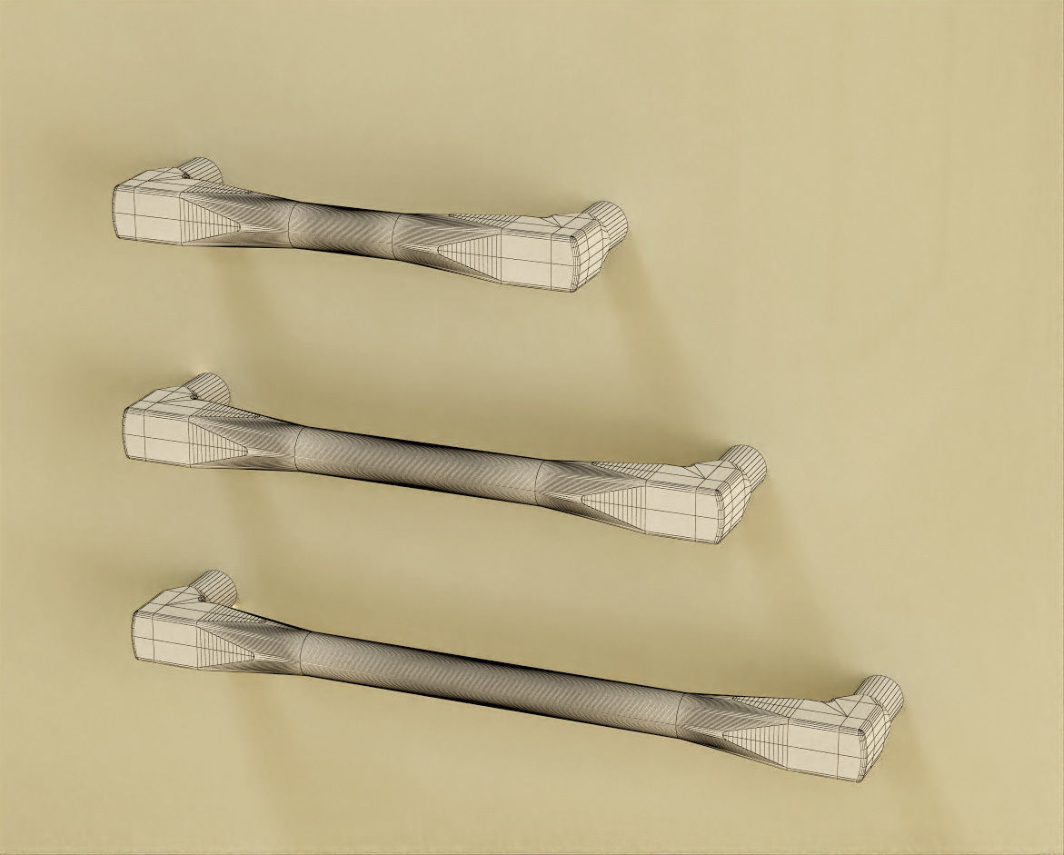 Giusti furniture handle set 01 Free 3D model_17