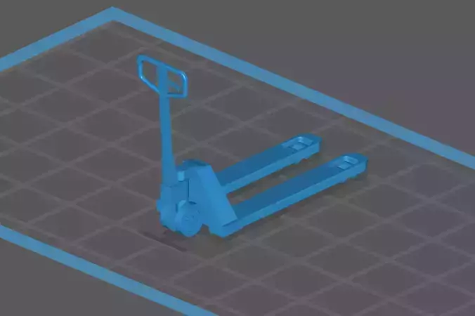 Hand pallet truck Scale Model 1 43