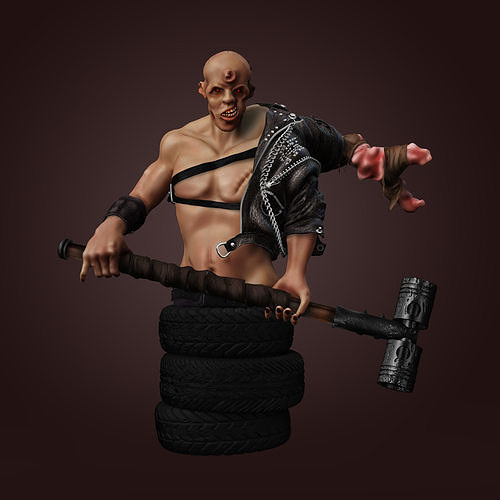 Garbage man 3D print model