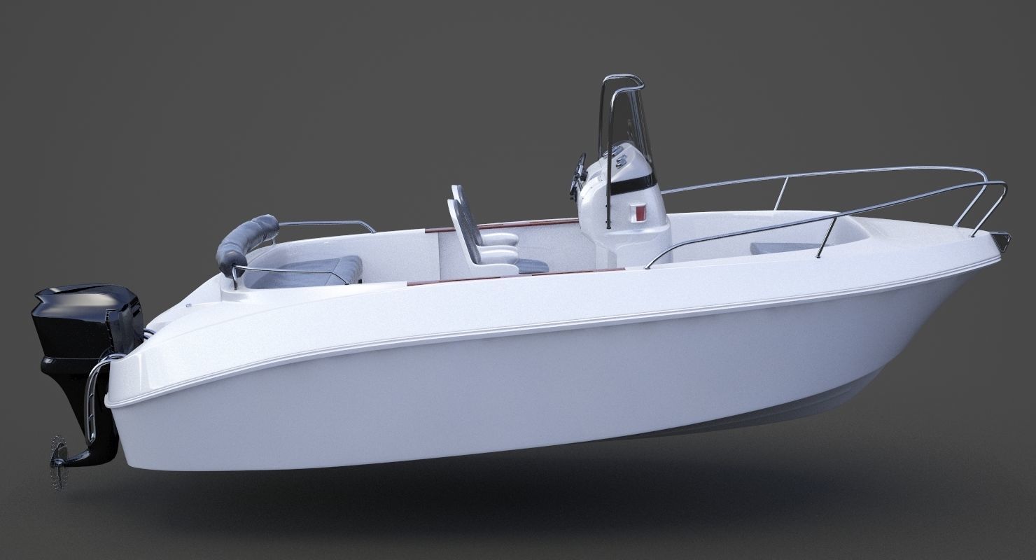 Motor Boat 01 3D model_4