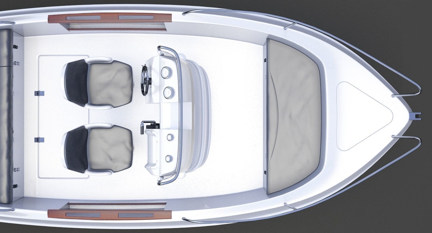 Motor Boat 01 3D model_12