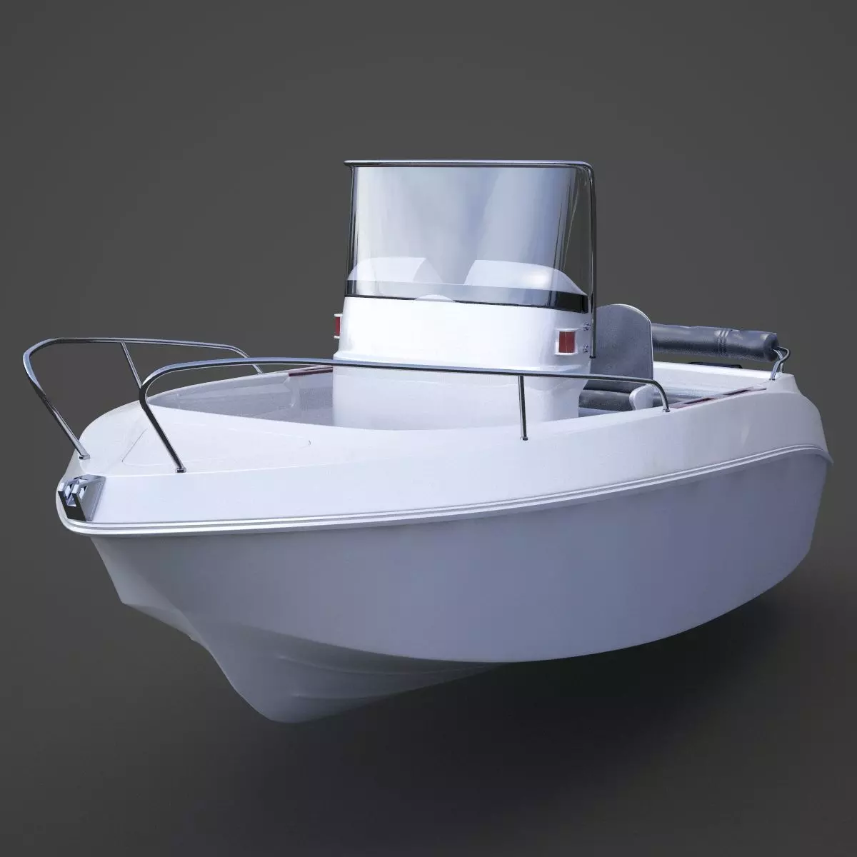 Motor Boat 01 3D model_0