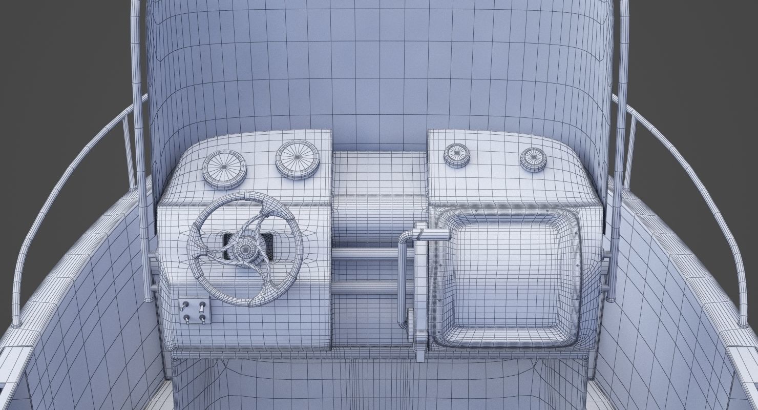 Motor Boat 01 3D model_18