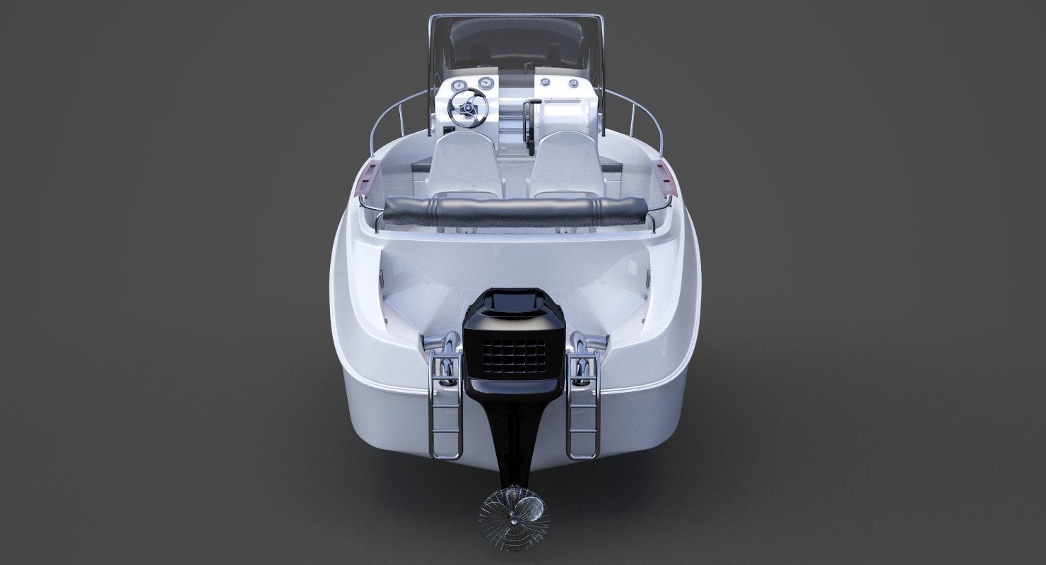 Motor Boat 01 3D model_6