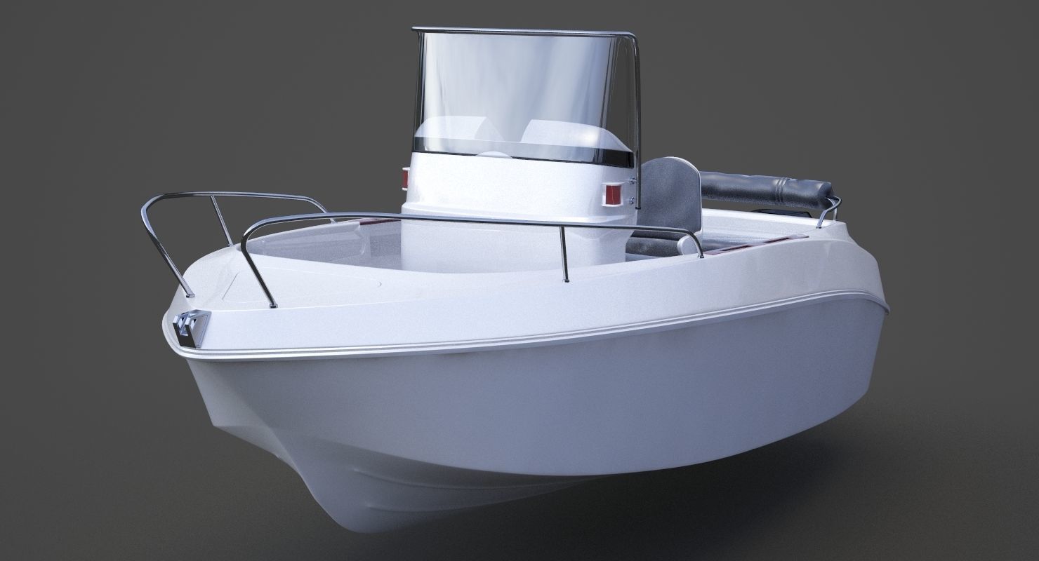 Motor Boat 01 3D model_1