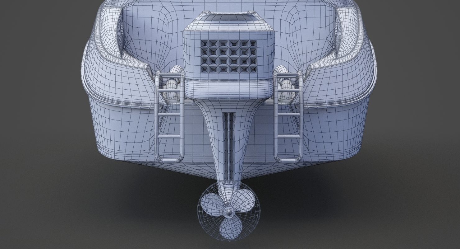 Motor Boat 01 3D model_19