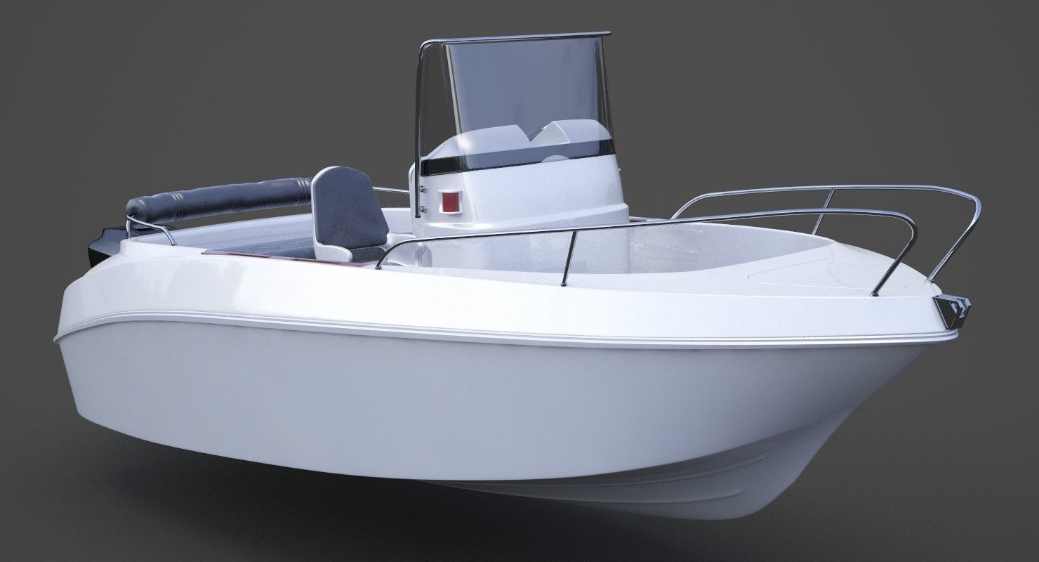Motor Boat 01 3D model_3