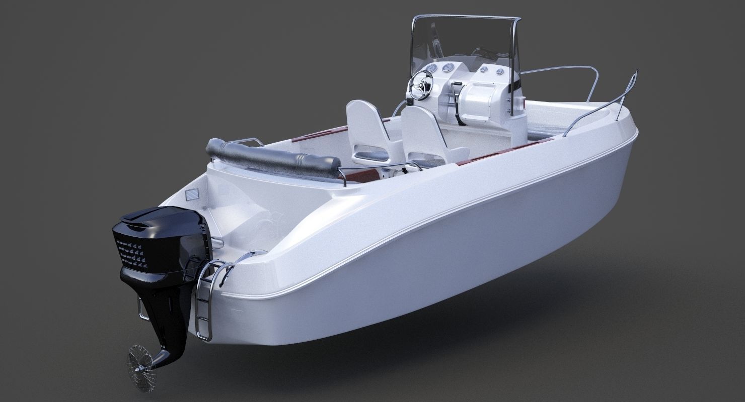 Motor Boat 01 3D model_5
