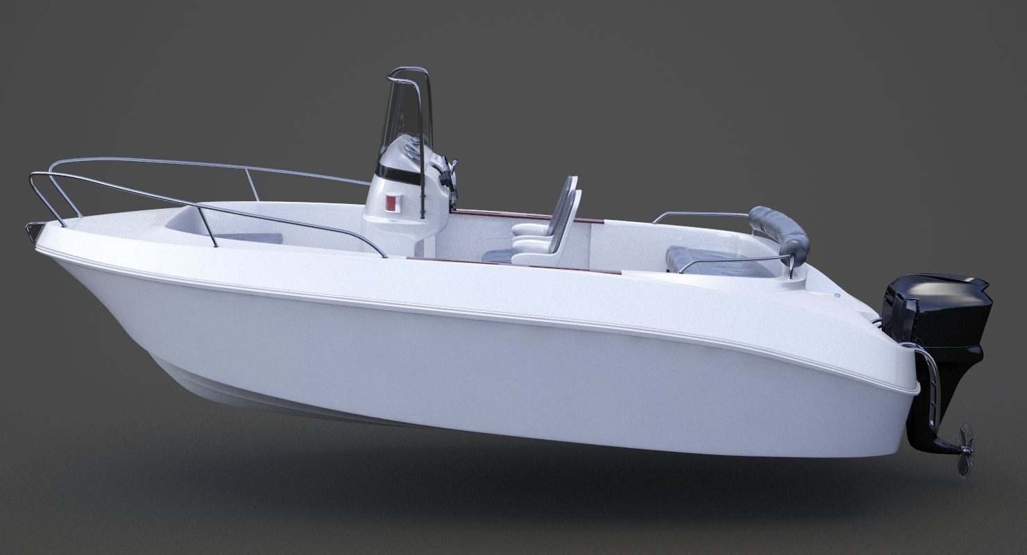 Motor Boat 01 3D model_8